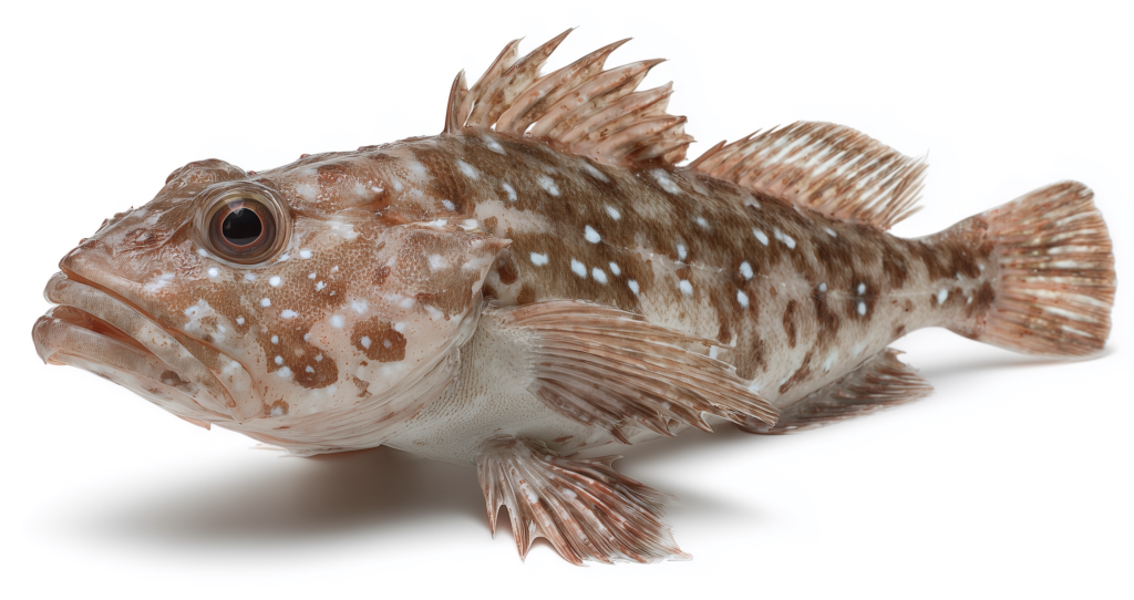 A photograph of a Monk Fish