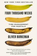 The cover of Four Thousand Weeks, by Oliver Burkeman.